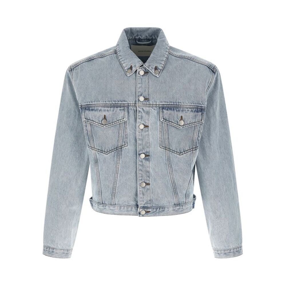 Entire Studios Blue Cotton Denim Men's Jacket